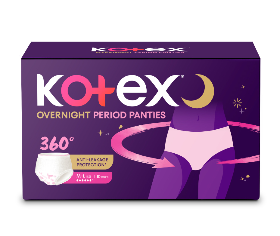 EverEve Ultra Absorbent Disposable Period Panties, L-XL, 2's Pack, 0% Leaks